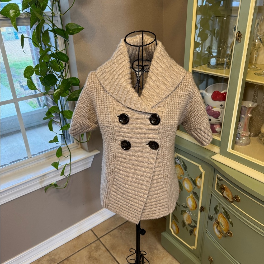 Banana Republic Beige Cardigan
